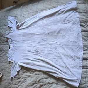 Satin Mathews Cold Shoulder Summer Dress